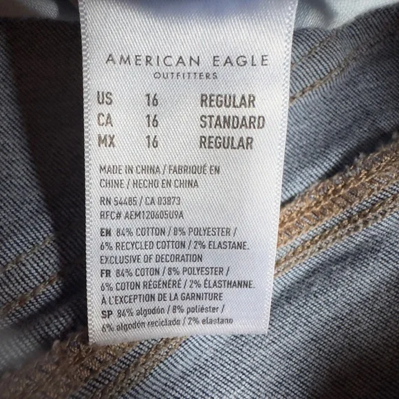 American Eagle Outfitters Dark Blue Skinny Jeans - Picture 4 of 4